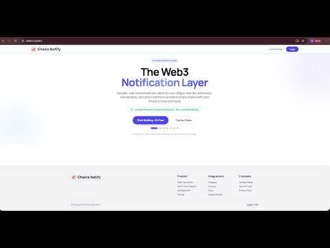 Chains Notify: Comprehensive Blockchain Transaction Tracking